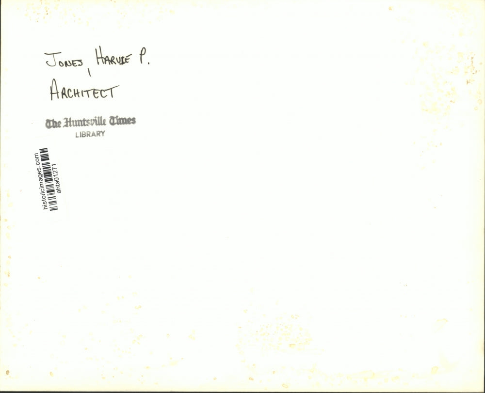 Press Photo Harvie P. Jones, Architect - ahta01271