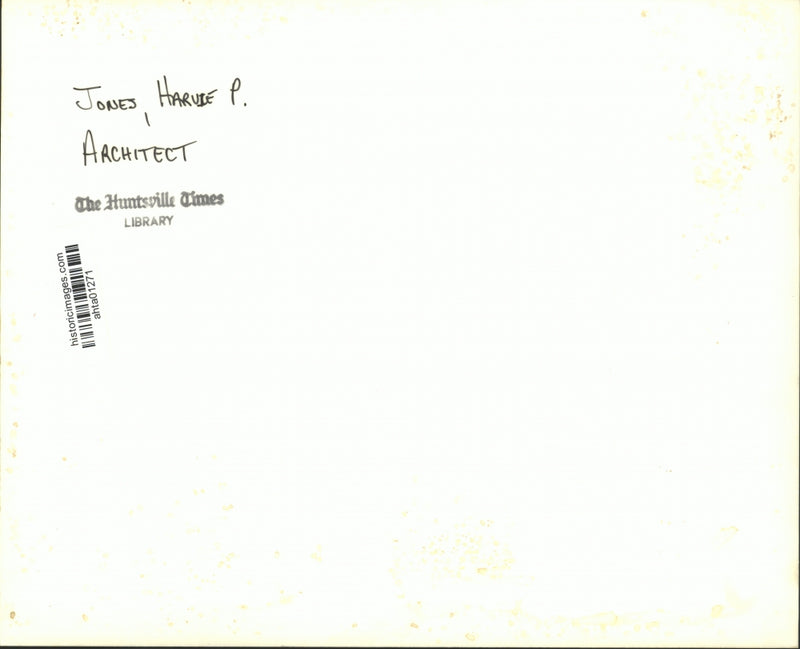 Load image into Gallery viewer, Press Photo Harvie P. Jones, Architect - ahta01271
