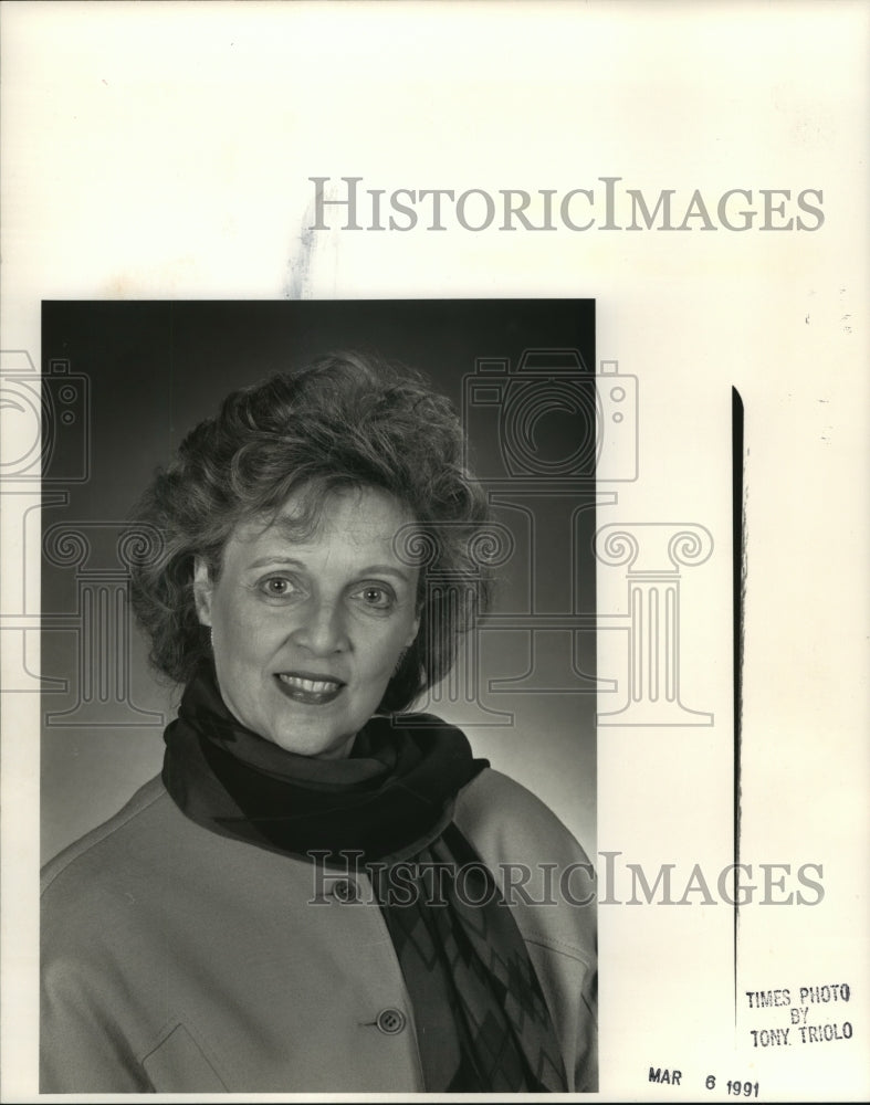 1991 Press Photo Margaret Lindberg, Journalist with the Huntsville Times- Historic Images