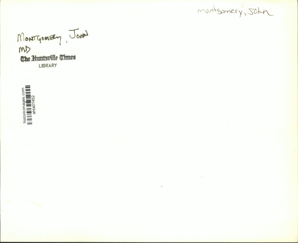 Press Photo John Montgomery, MD - ahta01452