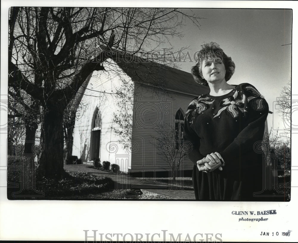 1990 Press Photo Reverend Dr. Elaine McRobbie- Historic Images