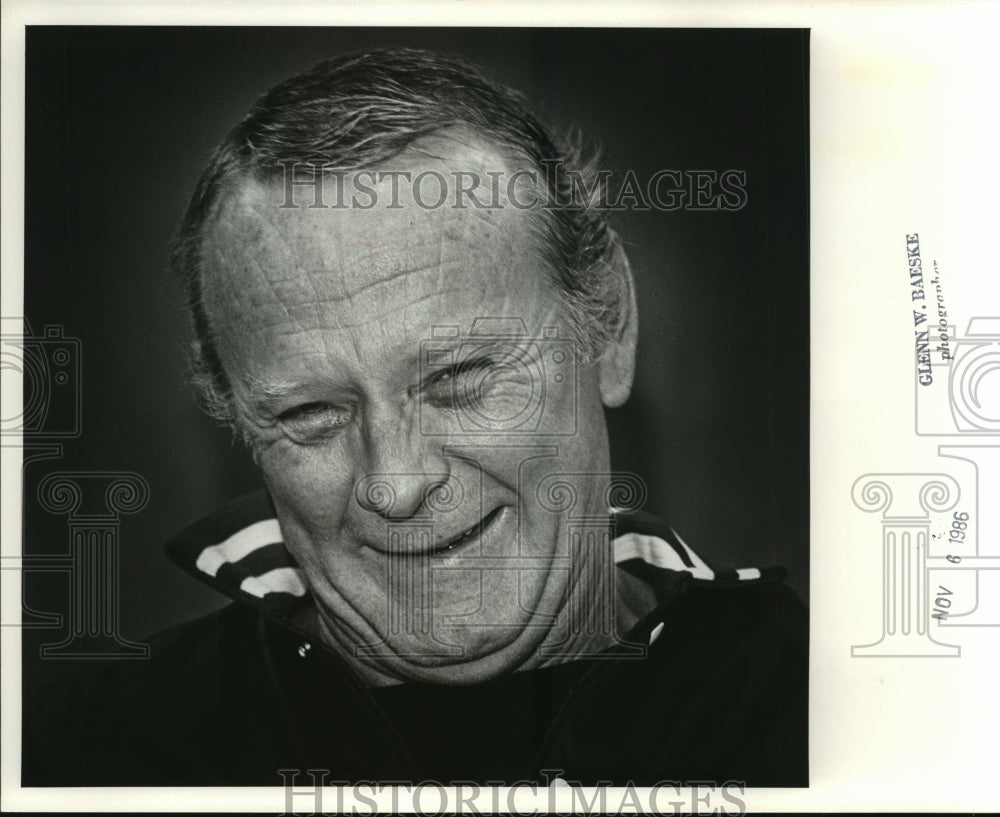 1986 Press Photo Larry Linville, Actor - ahta01707- Historic Images