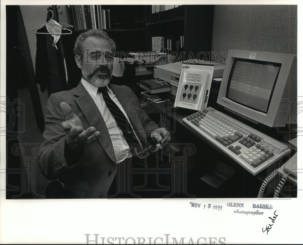 1991 Press Photo William Souder, Educator, University of Alabama Huntsville- Historic Images