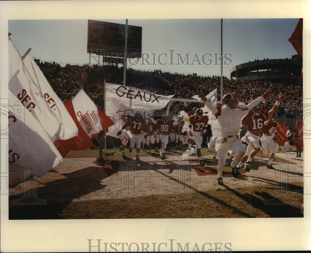Press Photo University of Alabama Football, SEC Champions - ahta01879 - Historic Images
