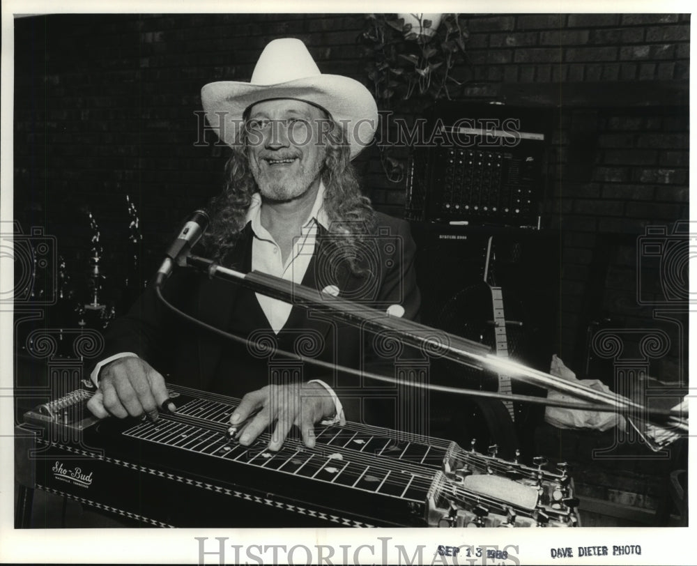 1988 Press Photo Wayne Bridge, Alabama Musician - ahta02030 - Historic Images