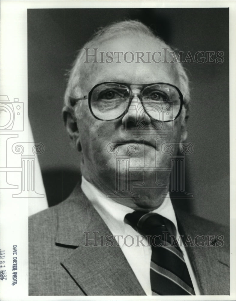 1987 Press Photo Alabama State Highway Assistant Director Byrne Stewart- Historic Images