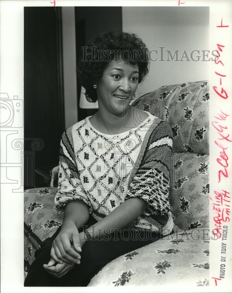 1987 Press Photo Jefferson County Board Of Education Member Jacqueline Smith- Historic Images