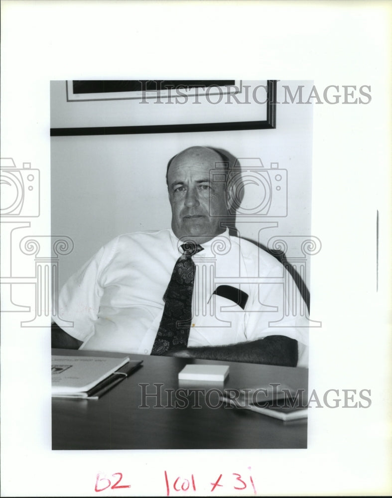 Press Photo Willard Townson, Superintendent of Education, Jackson County- Historic Images