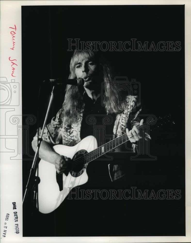 1989 Press Photo Tommy Shaw, Musician - ahta02347- Historic Images