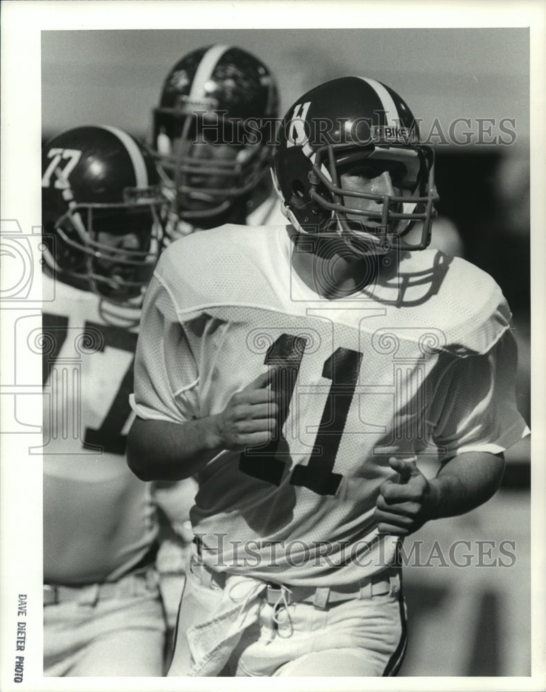 Press Photo Mike Shula, #11 Jersey, University of Alabama Football - ahta02774- Historic Images
