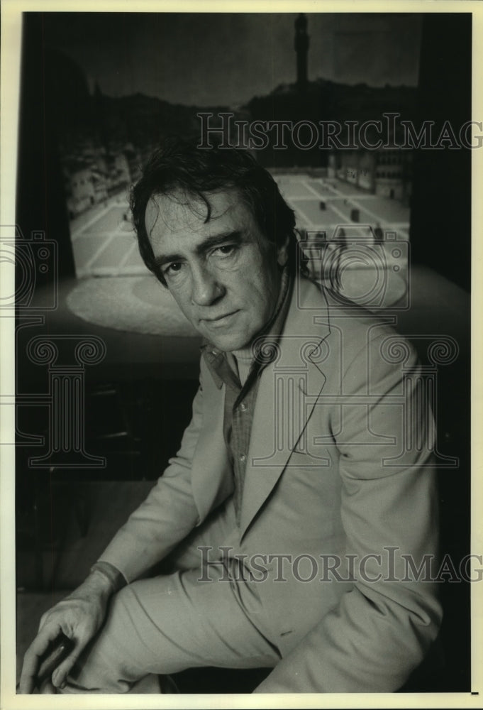 1978 Press Photo Joe Papp, Stage Producer, at Off-Broadway Public Theater- Historic Images