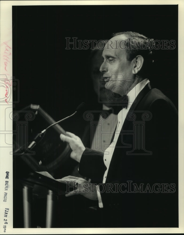 1987 Press Photo Milton Brown, Composer of Movie Scores- Historic Images