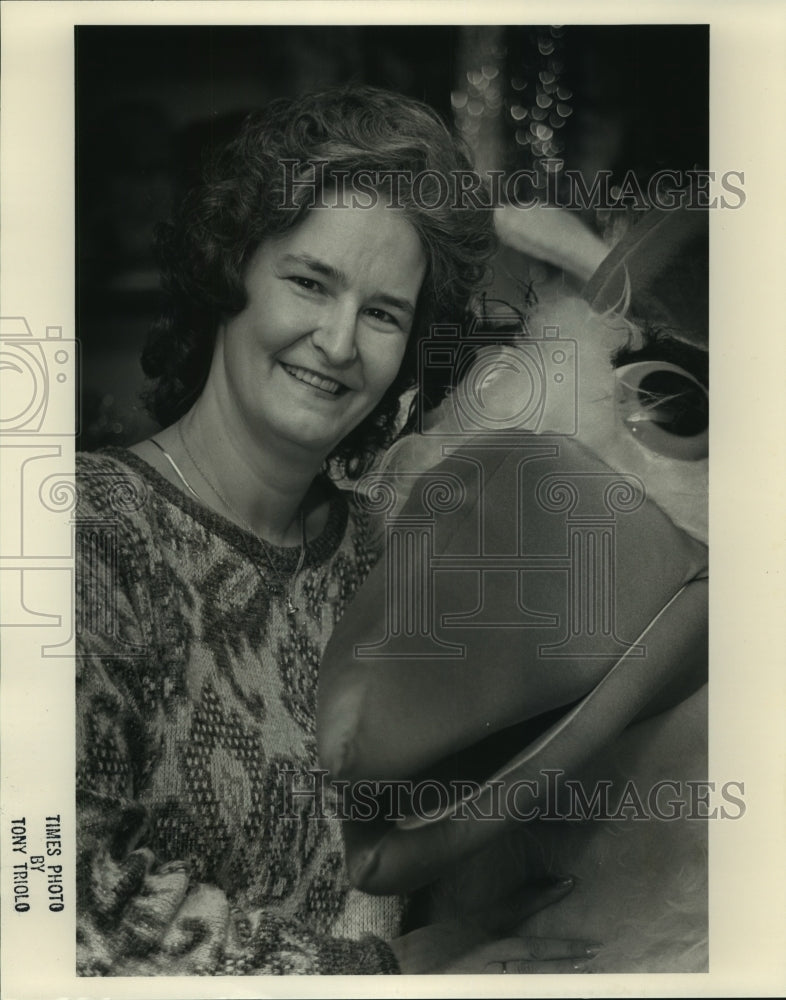 1989 Press Photo Bettye Suns, Musician in Huntsville, Alabama- Historic Images