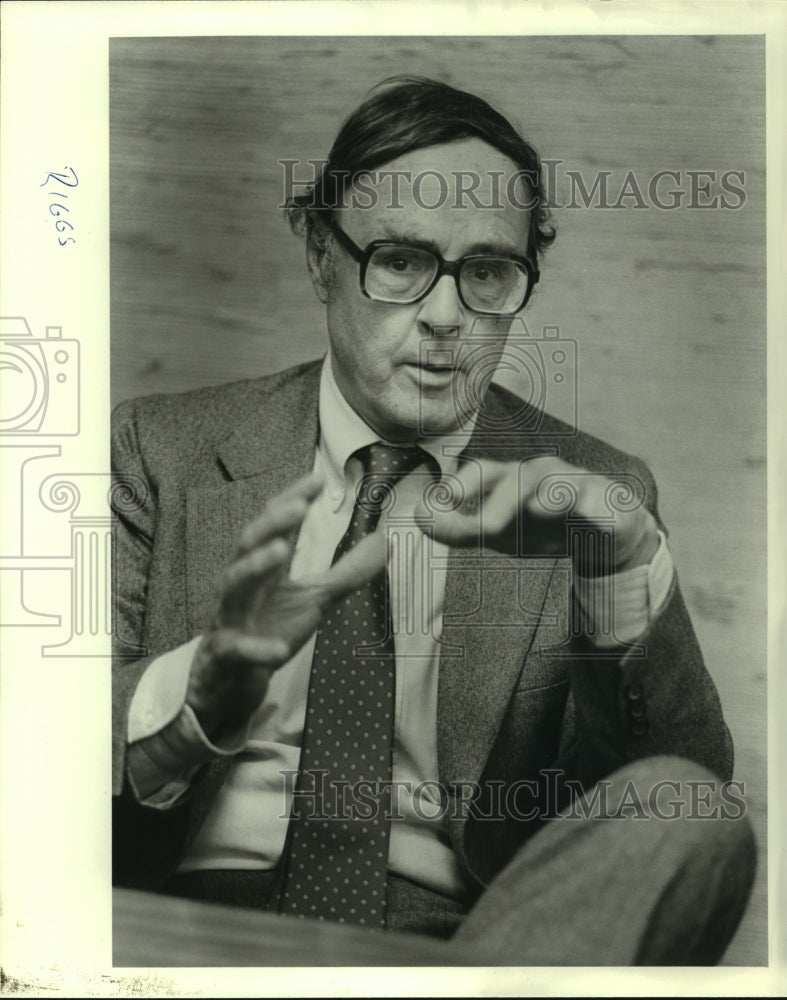 1982 Press Photo Jim Riggs, Editor of Better Homes and Gardens Magazine- Historic Images