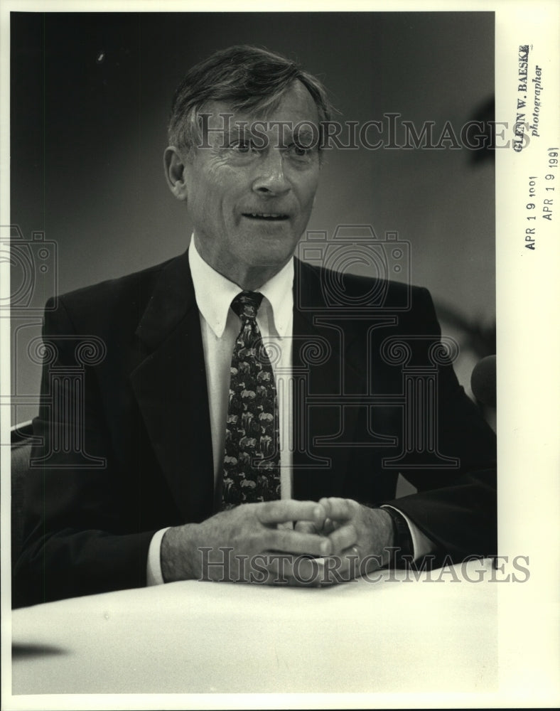 1991 Press Photo John W. Young, Astronaut- Historic Images