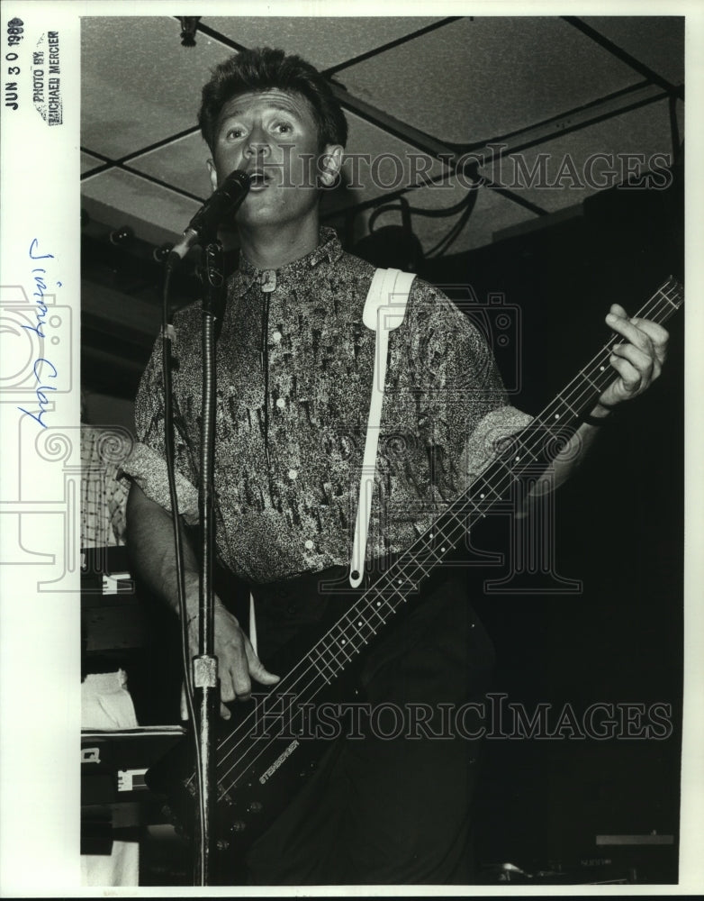 1989 Press Photo Jimmy Clay, Musician from Huntsville, Alabama - ahta03594- Historic Images