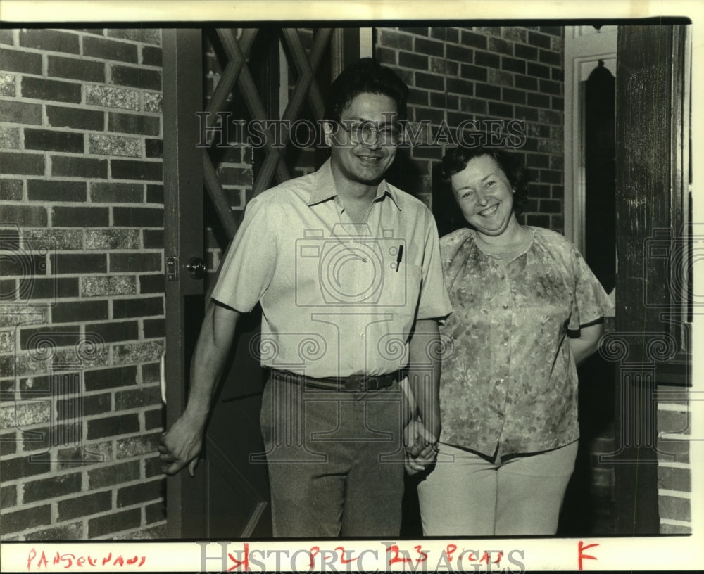 1985 Press Photo Ed and Sharon Pangelinan, Decatur, Alabama- Historic Images