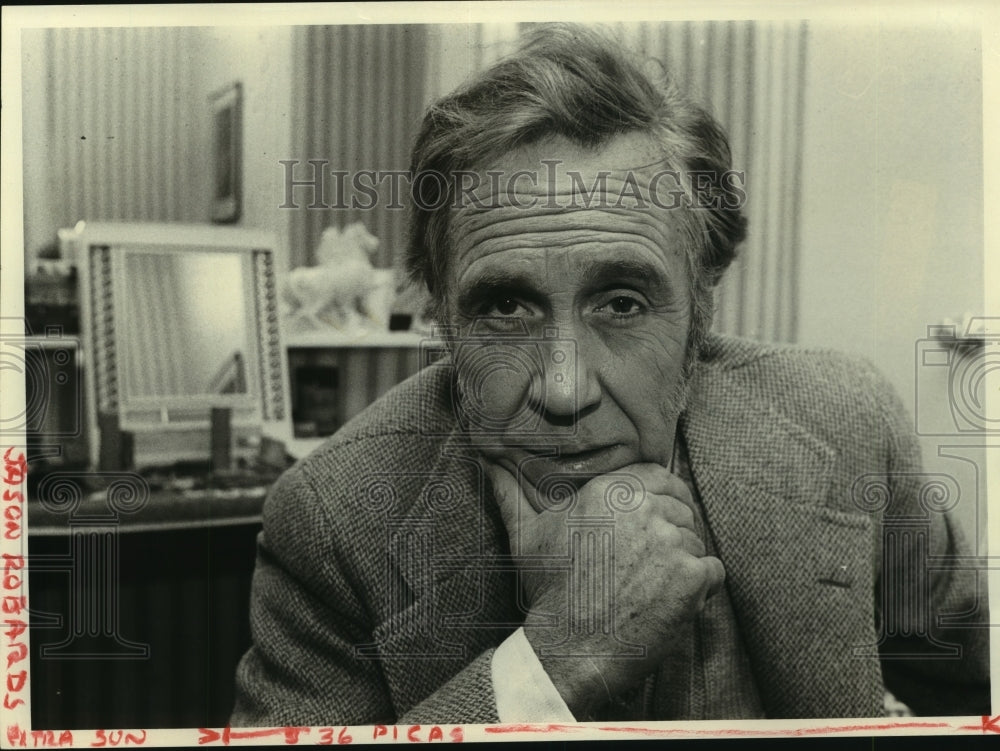 Press Photo Jason Robards, American Actor- Historic Images