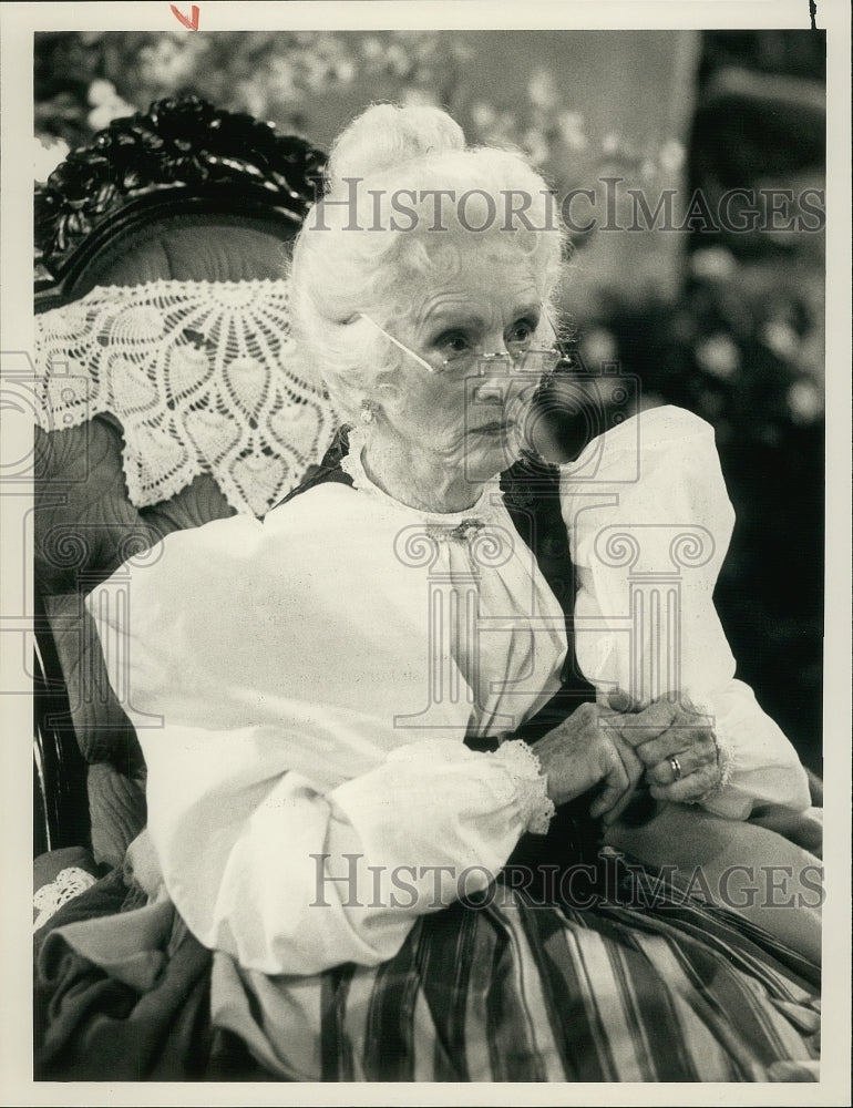 1991 Press Photo Jessica Tandy, Actress, in &quot;The Story Lady&quot; - ahtx01766- Historic Images