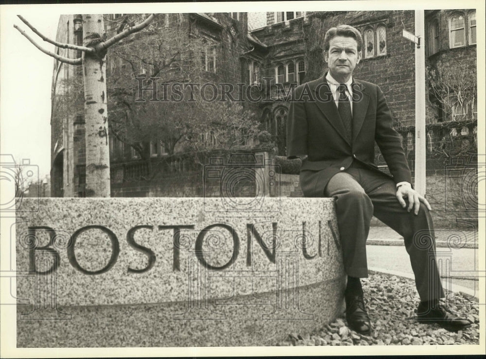 Press Photo John Silber, President, Boston University- Historic Images