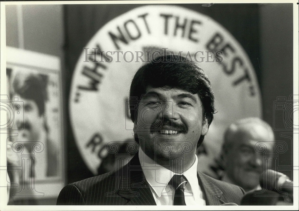 1982 Press Photo Richard Trumka, President of the United Mine Workers of America