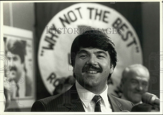 1982 Press Photo Richard Trumka, President of the United Mine Workers of America