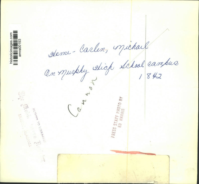 Load image into Gallery viewer, Press Photo Carlen home on Murphy High campus in Alabama - amra00193
