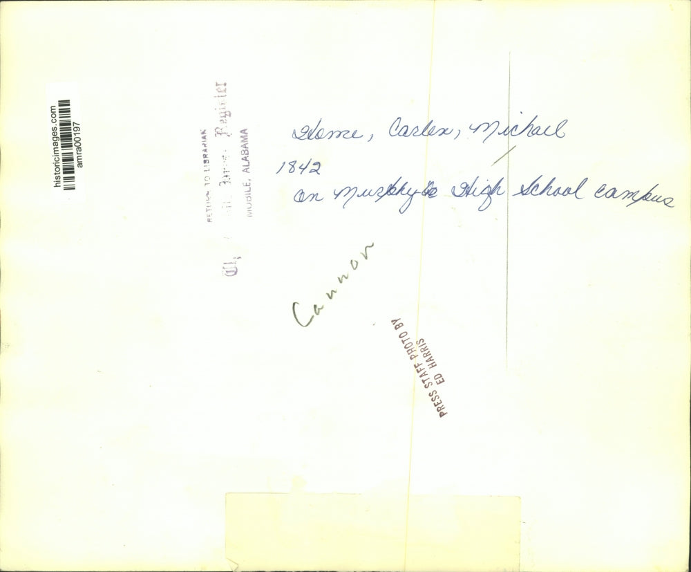 Press Photo Carlen home on Murphy High campu in Alabama - amra00197