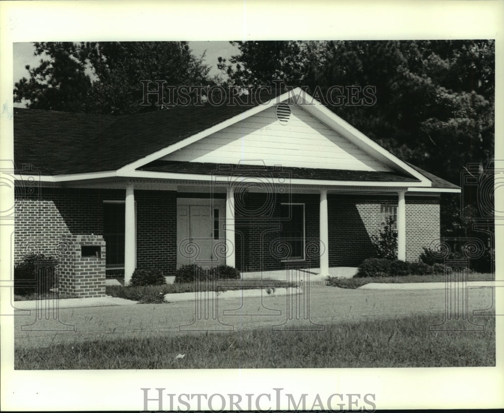 1984 Press Photo Library in Thomasville, Alabama - amra00267- Historic Images