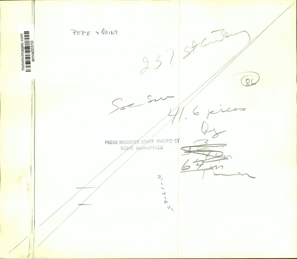 1965 Press Photo Pope and Quint building at 257 St. Anthony in Alabama