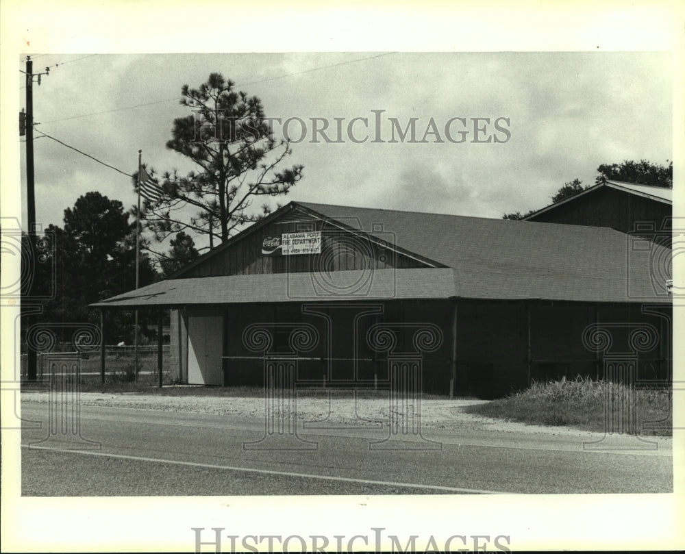 1988 Press Photo Alabama Port, Alabama Fire Department- Historic Images