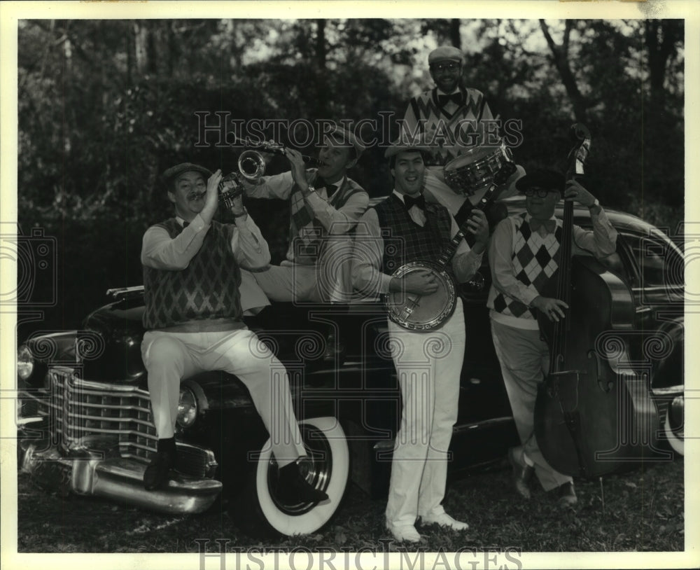 1986 Press Photo Flash in the Pan band performs in Alabama - amra00723- Historic Images