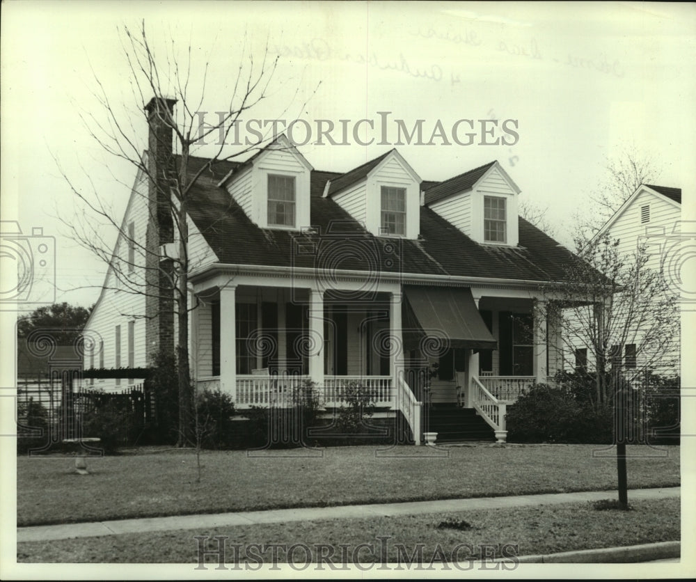 1961 Press Photo Deas home at 4 Audubon Place in Alabama - Historic Images