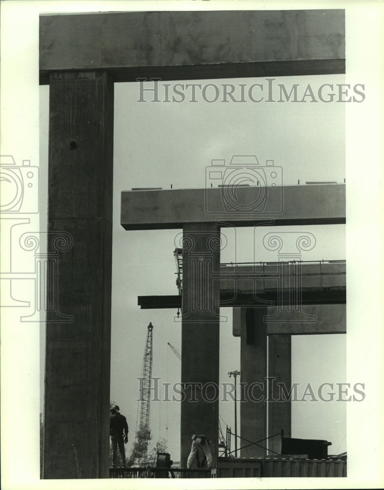 1991 Press Photo Construction of interstate 165 in Alabama - Historic Images