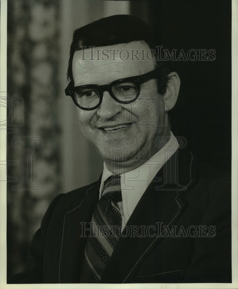 1976 Press Photo Public Service Commission candidate Bob Allen in Alabama - Historic Images