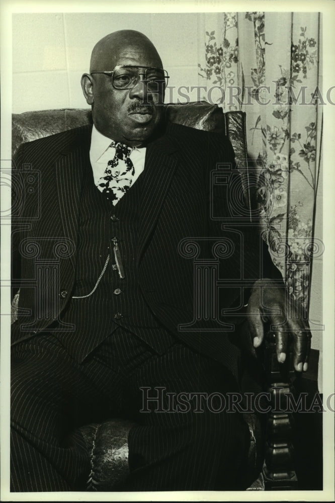 1984 Press Photo Alabama Baptist Convention president Dr. Willie Alford- Historic Images