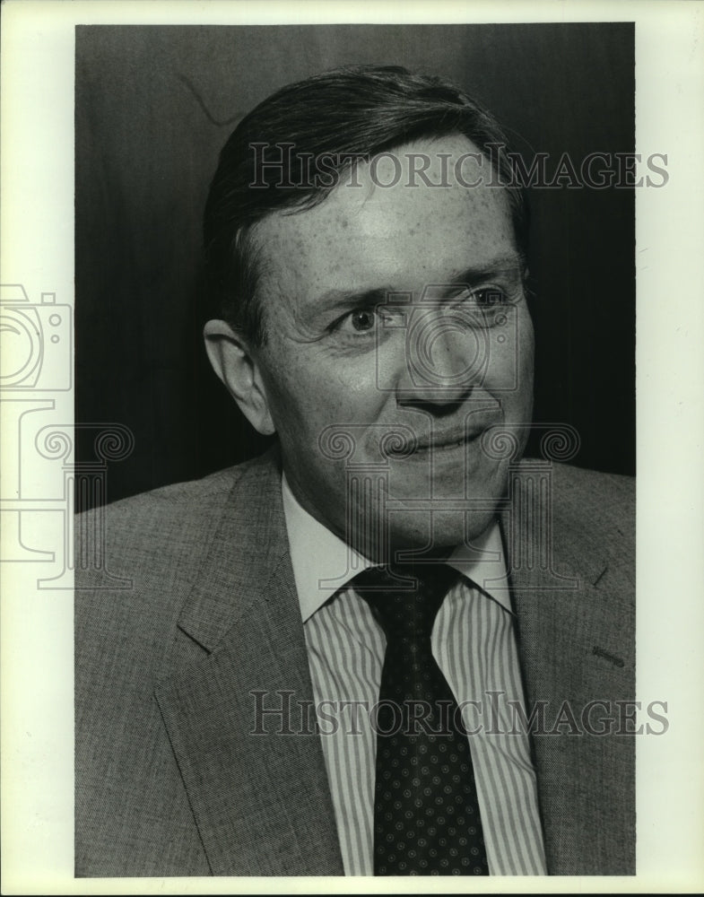 1989 Press Photo Dr. Philip Austin, Chancellor of The University of Alabama - Historic Images