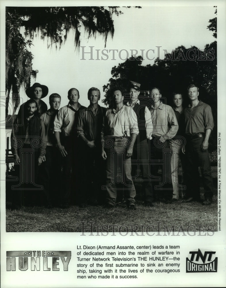 1998 Press Photo Cast of TNT movie .â‚¬Å“The Hunley.â‚¬Â - amra01494- Historic Images