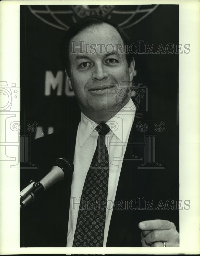 1988 Press Photo Richard Shelby speaks at Alabama event- Historic Images