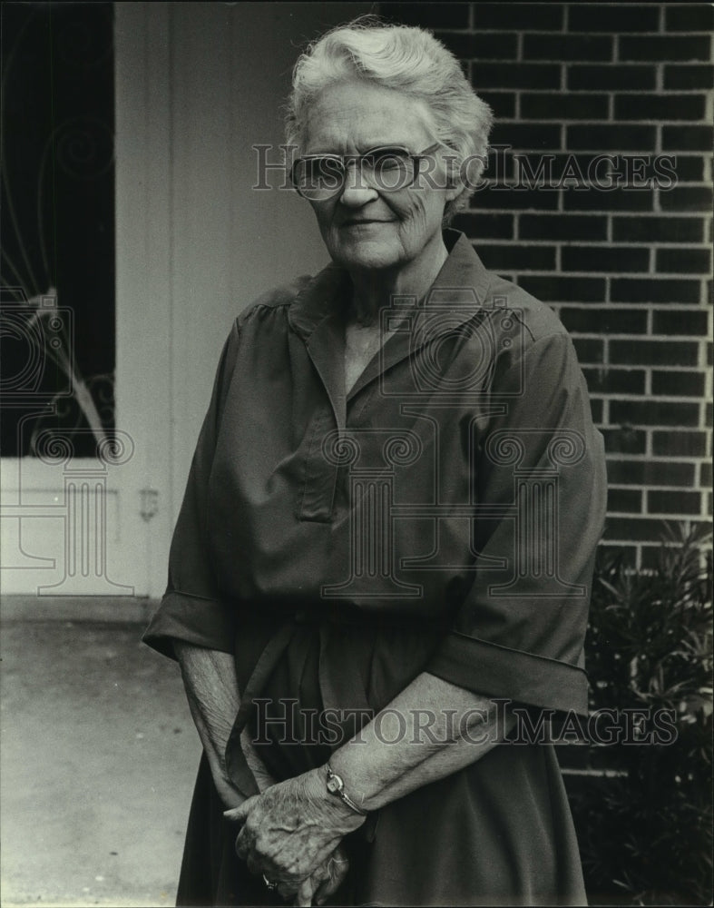 1987 Press Photo Resident of Tanner Williams, Alabama- Historic Images