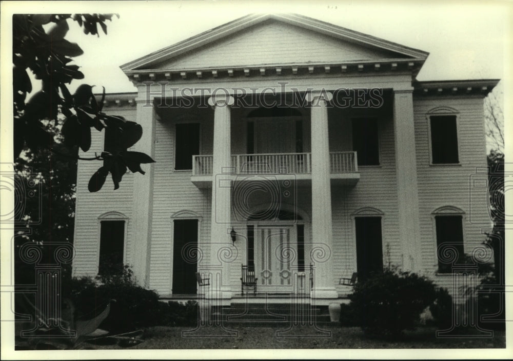 1984 Press Photo McDowell-Harris home on Possum Bend in Alabama - Historic Images