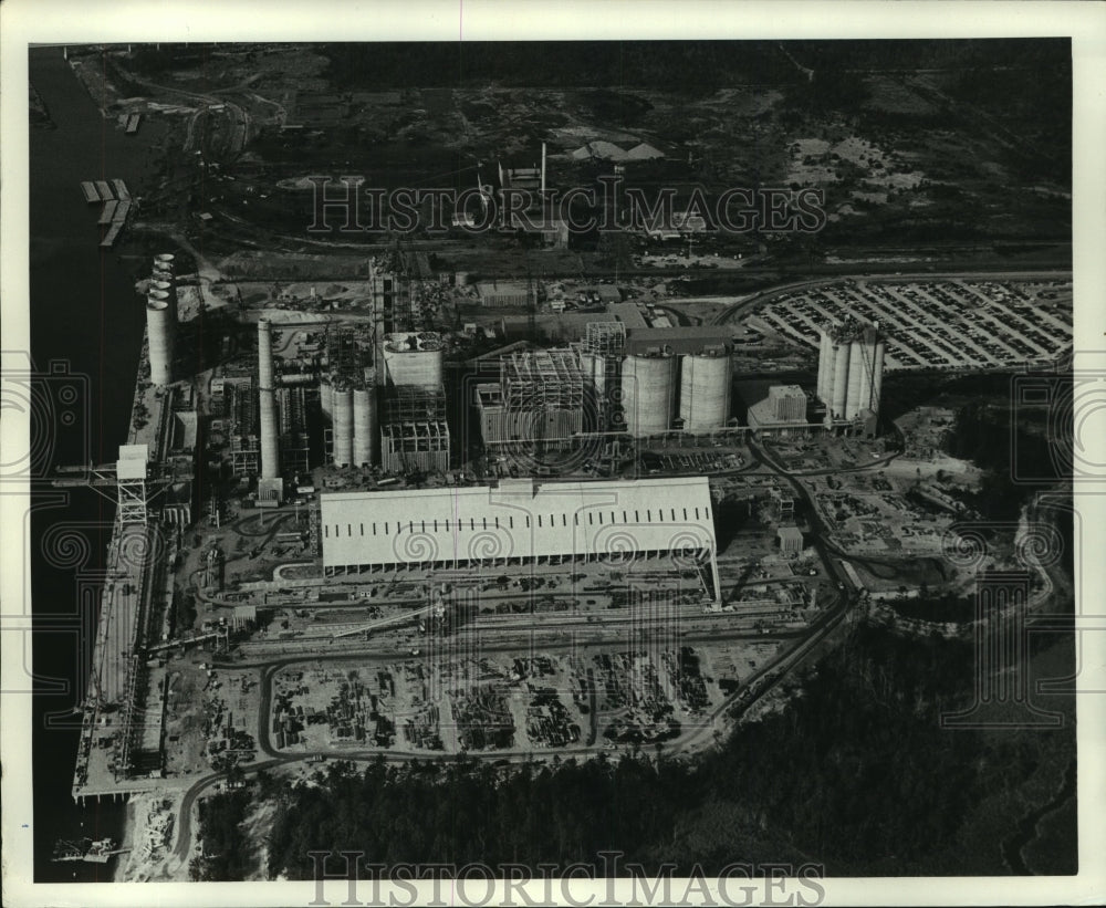 1981 Press Photo Aerial viewof Ideal Basic Industry in Alabama - Historic Images