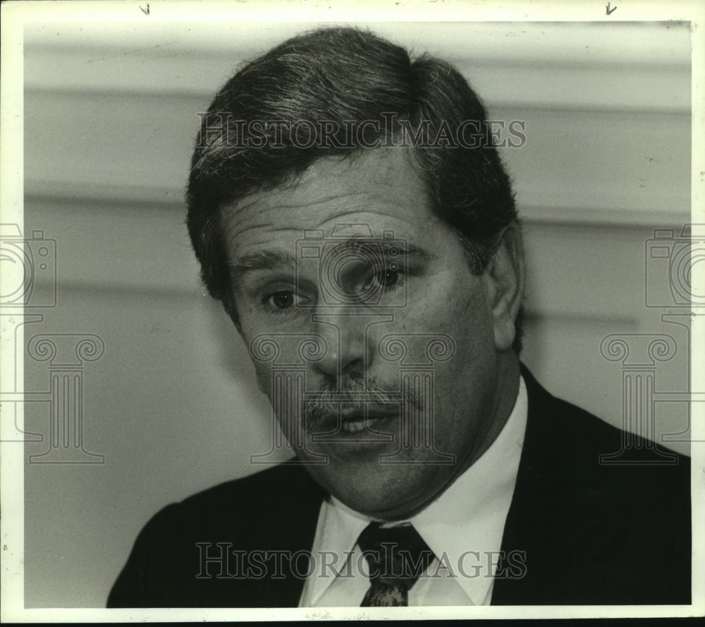 1991 Press Photo Mobile, Alabama Mayor Mike Dow- Historic Images