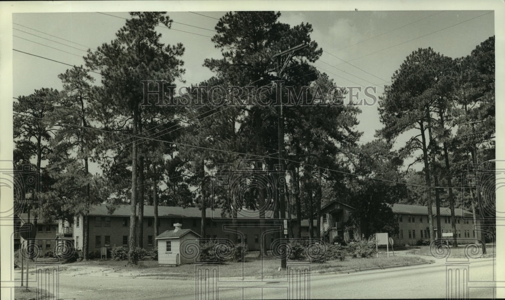 1975 Press Photo U.S. Army Corps of Engineers building in Alabama - Historic Images