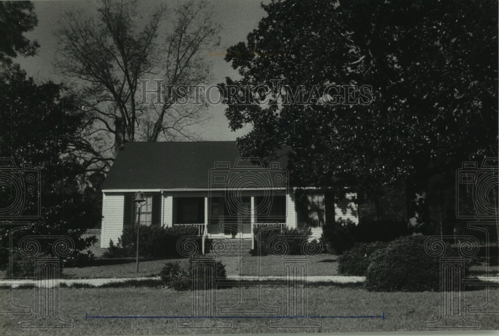 1987 Press Photo Home of Jimmy Thorton in West Bend, Alabama- Historic Images