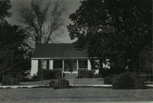 1987 Press Photo Home of Jimmy Thorton in West Bend, Alabama- Historic Images