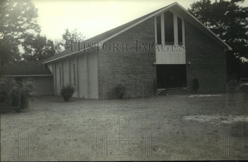 Press Photo Stockton Zion Fountain AME Church exterior, Alabama- Historic Images