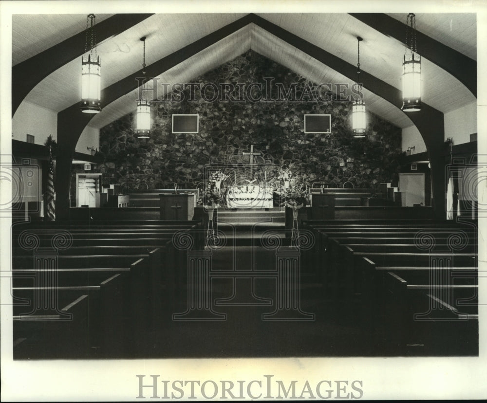 1980 Press Photo Mount Olive A.M.E. Zion Church in Prichard, Alabama- Historic Images