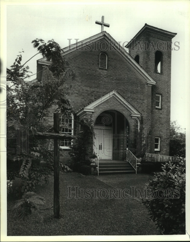 1991 Press Photo Christ The King Catholic Church in Daphne, Alabama- Historic Images