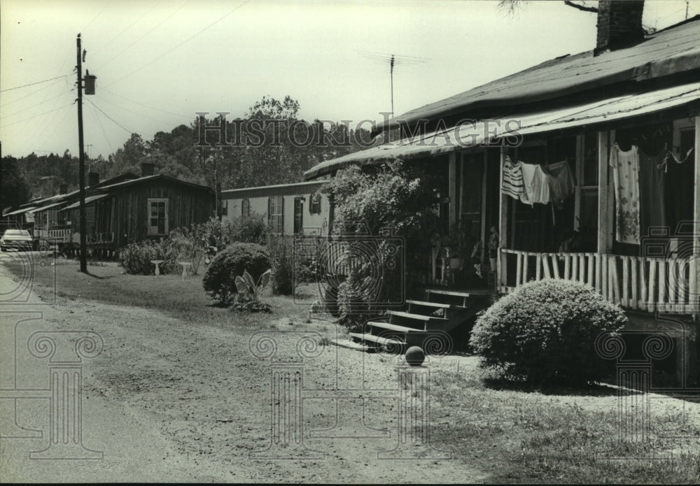 1985 Press Photo Homes in Vredenburgh, Alabama- Historic Images